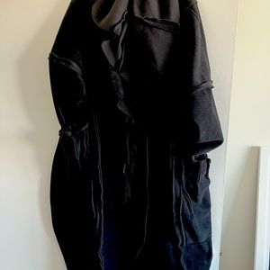 Artsy European designed cozy stylish wool winter coat